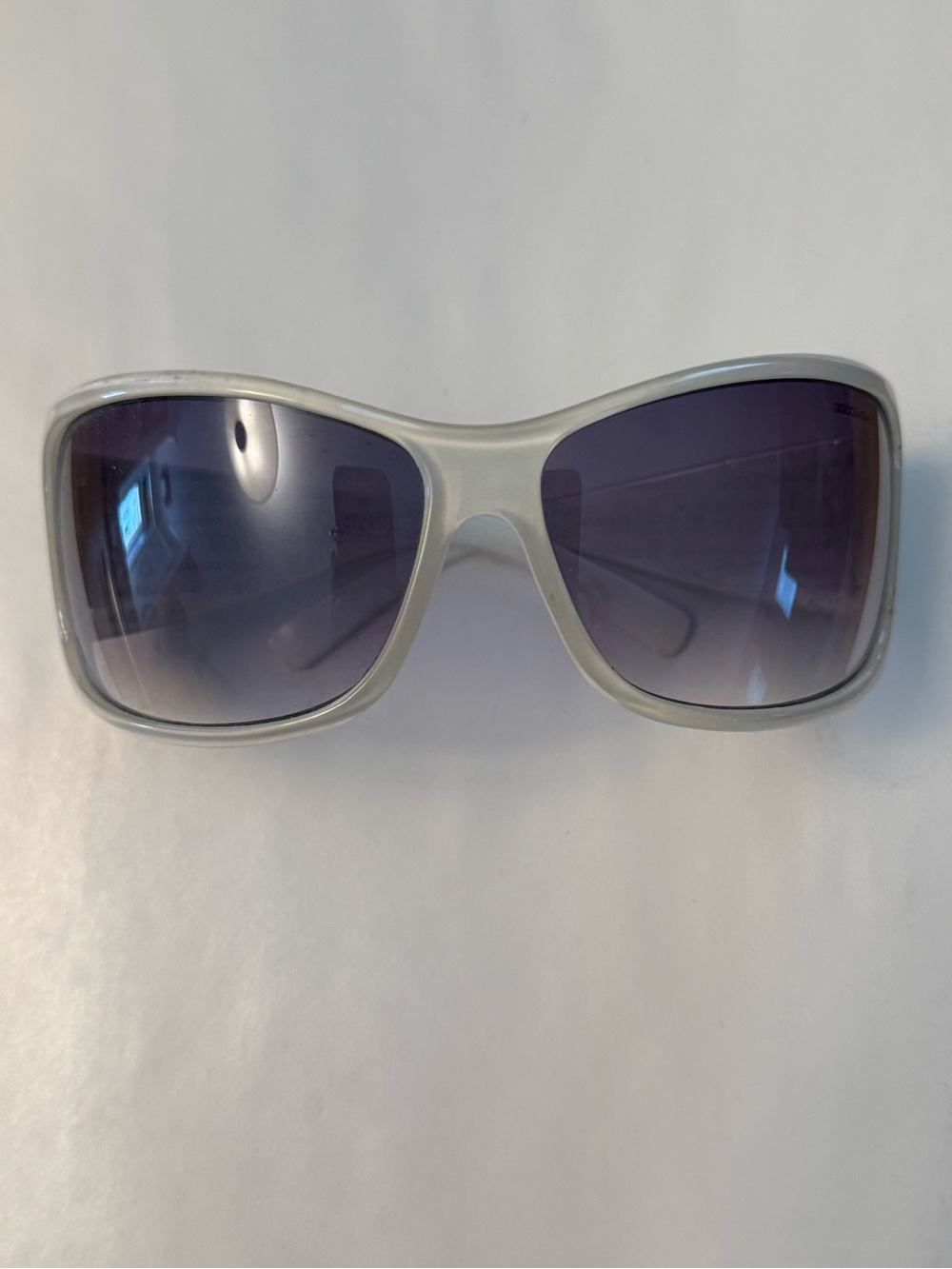 Dolce & Gabbana White Logo-Pattern Sunglasses